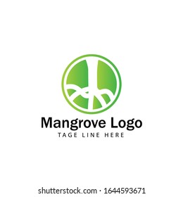 mangrove circle for company business logo identity