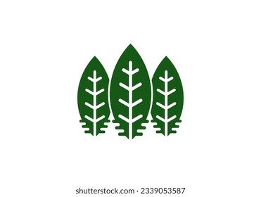 mangrove tree illustration logo modern	
