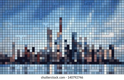 manhattan skyline