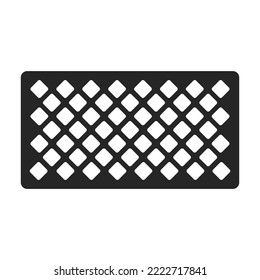 Manhole sewer vector black icon. Vector illustration hatch street on white background. Isolated black illustration icon of manhole sewer .