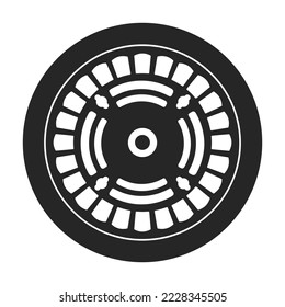 Icono negro del vector del alcantarillado de alcantarilla de alcantarilla. Ilustración vectorial calle de rayas sobre fondo blanco. Icono de ilustración negra aislada de alcantarillado de alcantarillas de alcantarilla.