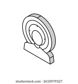 mania psychological problems isometric icon vector. mania psychological problems sign. isolated symbol illustration
