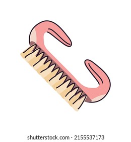 manicure brush tool flat icon