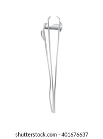 Manicure clippers isolated on a white background. Vector illustration.