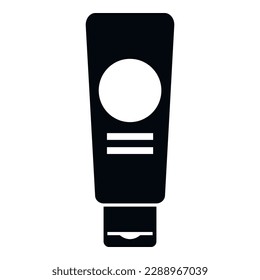 Manicure cream tube icon simple vector. Polish beauty. Spa cosmetic