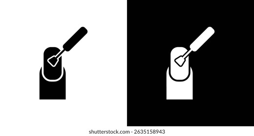 Concepto de icono de manicura, Ilustración vectorial