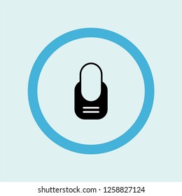 manicure icon symbol. Premium quality isolated manicure vector icon in trendy style. manicure element.