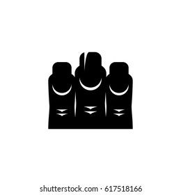 Manicure icon. Vector logo illustration isolated sign symbol