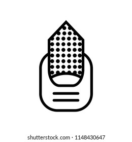 Manicure icon vector icon. Simple element illustration. Manicure symbol design. Can be used for web and mobile.