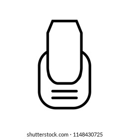 Manicure icon vector icon. Simple element illustration. Manicure symbol design. Can be used for web and mobile.