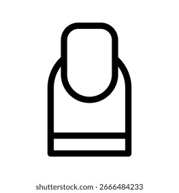 Ilustração de design de símbolo de vetor de ícone do Manicure