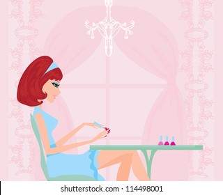  manicure lady