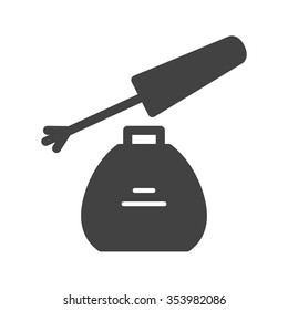 Manicure, nails, polish icon vector image.Can also be used for makeup and accessories. Suitable for web apps, mobile apps and print media.