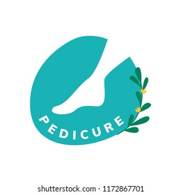 Manicure and pedicure salon logo