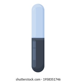 Manicure pill icon. Cartoon of Manicure pill vector icon for web design isolated on white background