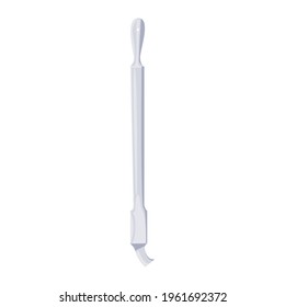 Manicure Scraper. Manicure and pedicure tools. Vector realistic flat illustration