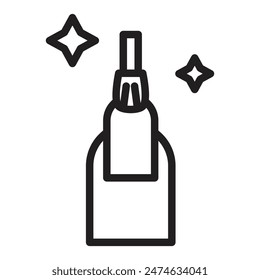 Manicure Set Icon Perfect for Nail Care and Beauty Illustrations