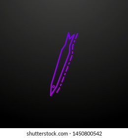 Manicure tweezers nolan icon. Elements of beauty, make up, cosmetics set. Simple icon for websites, web design, mobile app, info graphics