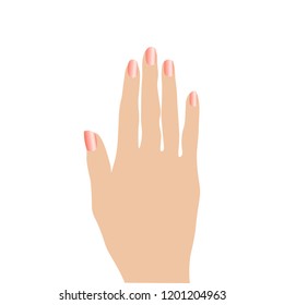 Manicure vector design