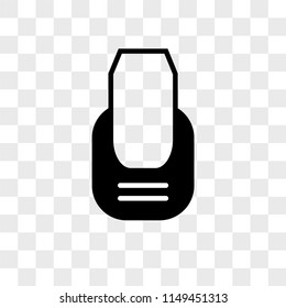 Manicure vector icon on transparent background, Manicure icon