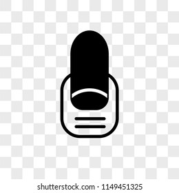 Manicure vector icon on transparent background, Manicure icon