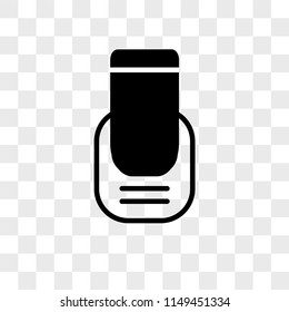 Manicure vector icon on transparent background, Manicure icon