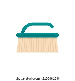 Manicurist brush icon. Flat illustration of manicurist brush vector icon isolated on white background