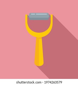 Manicurist handle tool icon. Flat illustration of manicurist handle tool vector icon for web design