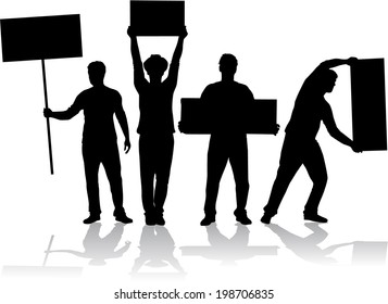 manifestation - a group of people protesting 