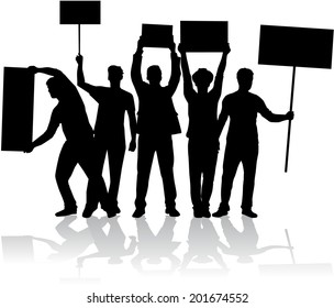 manifestation - a group of people protesting