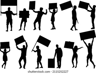 Manifestation - a group of people protesting.