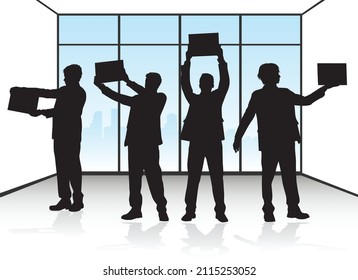 Manifestation - a group of people protesting.