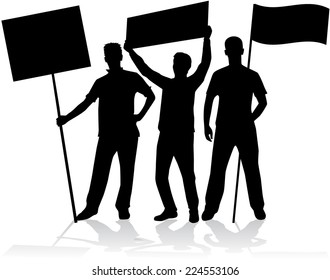 manifestation - a group of people protesting