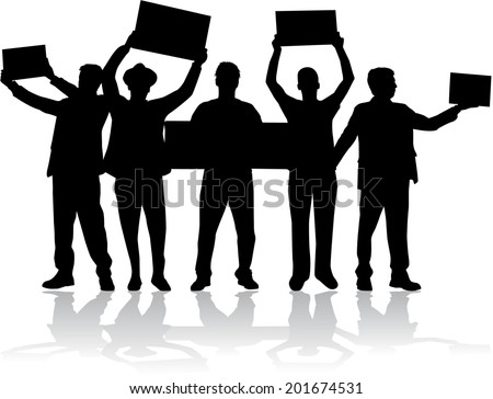 manifestation - a group of people protesting