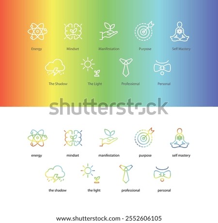 Manifestation: A Visual Guide to Personal Growth and Manifestation Framework. Master Your Energy, Mindset, and Purpose with This Visual Guide.