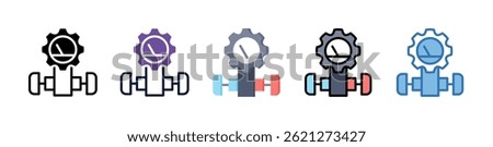 Manifold Icon Element For Design