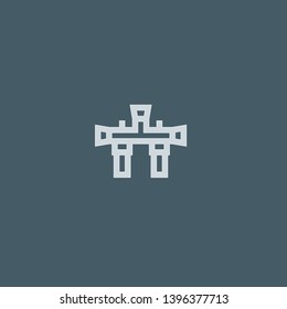 Manifold vector icon. Manifold concept stroke symbol design. Thin graphic elements vector illustration, outline pattern for your web site design, logo, UI. EPS 10.