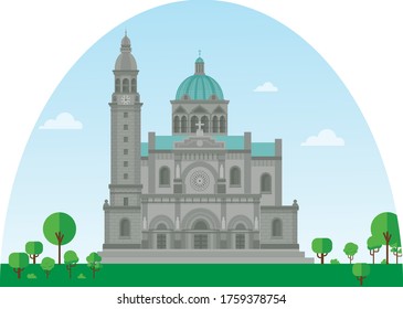 Manila Cathedral Philippines Vector Building