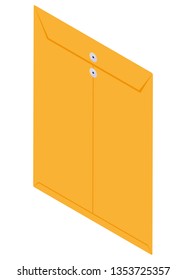 Manila Envelope Isolated Icon