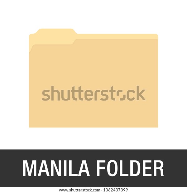 Manila Yellow Folder Icon,\
Yellow Folder, Office Folder, File Cabinet Folder Vector\
Illustration