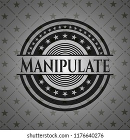 Manipulate retro style black emblem