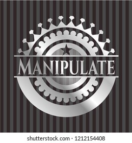 Manipulate silvery emblem