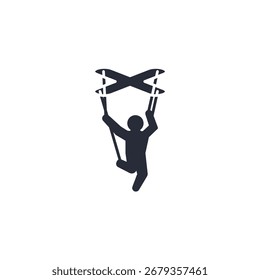 ícone de manipulação. manipulação Sinal de símbolo para conceito móvel e web design. Ícone de vetor, Ilustração de logotipo, Gráficos de vetor