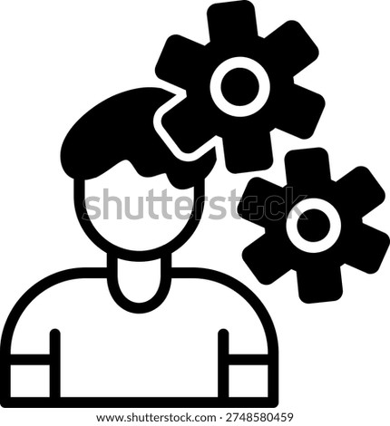 Manipulation Line Fill Style Icon