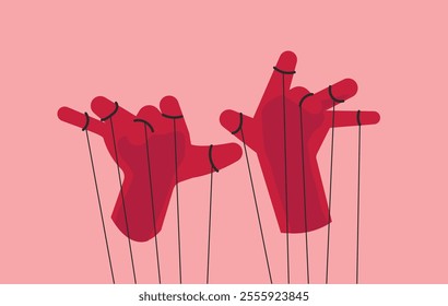 Manipulation string manipulate emotions externally illustration