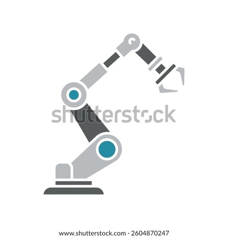 Manipulator flat icon. Vector isolated element. 