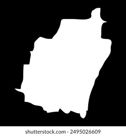 Manipur state map, administrative division of India. Vector illustration.