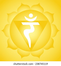 Manipura Solar Plexus Chakra Symbol