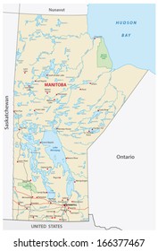 Manitoba Province Map