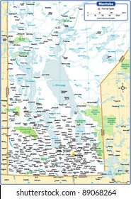 Manitoba Province Map